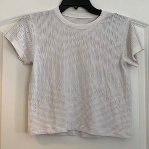Lululemon short sleeve crop top